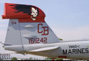 USMC EA-6B Prowler tail - VMAQ-1 Banshees